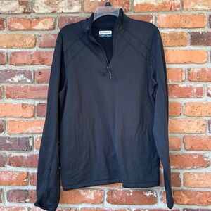 Magellan Men’s Fitted Black 1/4 Pullover Size Large